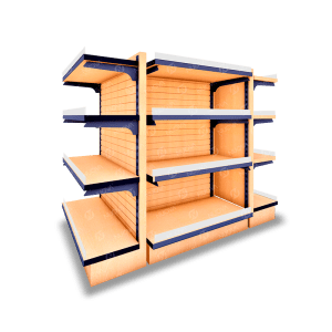 Góndola Central con dos Cabeceras en Trupán | gondola central de melamina