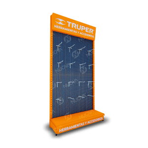 Góndola de Pared Troquelada Reforzada | gondola para ferreteria