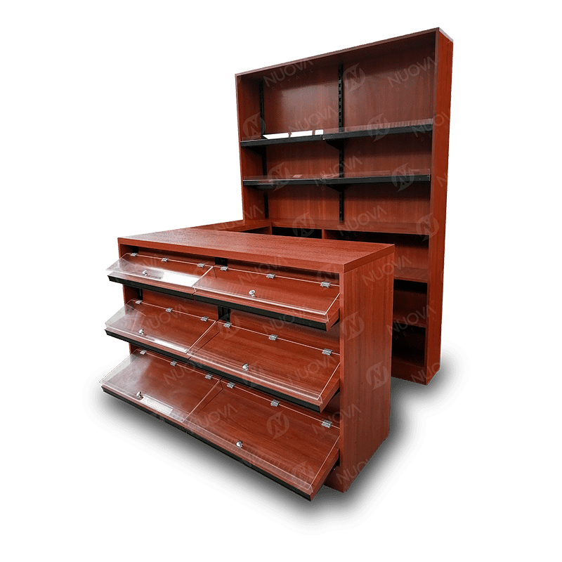 Módulo Completo con Acrílicos Frontales | Modulo de melamina